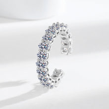 Load image into Gallery viewer, Sterling Silver Egg-shaped Stackable Ring Starry Ring For Women