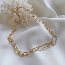 Load image into Gallery viewer, Cold Wind Zircon Metal Chain Necklace Fashion