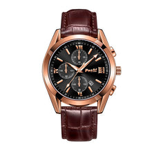 Load image into Gallery viewer, Quartz Watch High-end Business Waterproof Watch Genuine Leather Men&#39;s Waterproof Watch