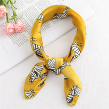 Load image into Gallery viewer, Small Scarf Professional Stewardess Silk Hair Band