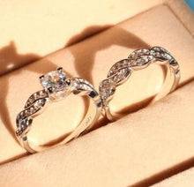 Load image into Gallery viewer, New set of rings wedding ring set men and women couple ring jewelry