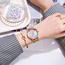 Load image into Gallery viewer, New Style Casual Watch Female Rainbow Color Japanese Movement Temperament Ladies Watch Student Watch Custom