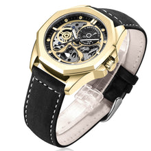 Load image into Gallery viewer, New Hollow Automatic Mens Leather Belt Waterproof Mechanical Watch