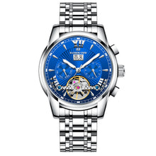 Load image into Gallery viewer, Automatic Mechanical Watch Tourbillon Multi-function Calendar Week Luminous Waterproof Men&#39;s Watch