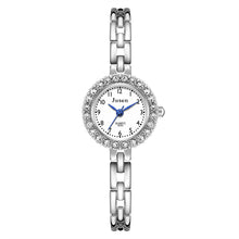 Load image into Gallery viewer, Diamond-studded Alloy Thin Steel Band Bracelet Digital Ladies Watch