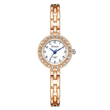 Load image into Gallery viewer, Diamond-studded Alloy Thin Steel Band Bracelet Digital Ladies Watch