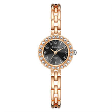 Load image into Gallery viewer, Diamond-studded Alloy Thin Steel Band Bracelet Digital Ladies Watch