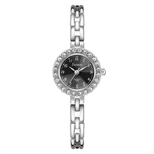 Load image into Gallery viewer, Diamond-studded Alloy Thin Steel Band Bracelet Digital Ladies Watch