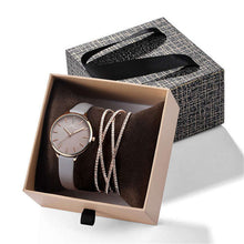 Load image into Gallery viewer, Fashion Ladies Watch Exquisite Drawer Box Crystal Bracelet Watch