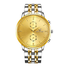 Load image into Gallery viewer, Simple Scale Men&#39;S Business Activity Gift Watch Binocular Fake Press Alloy Steel Band Watch Men&#39;S Wholesale