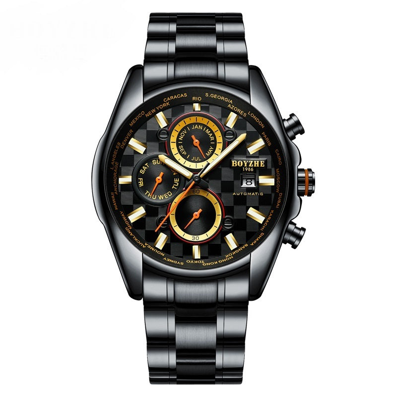 Automatic Luminous Waterproof Business Men's Mechanical Watch