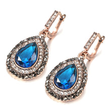 Load image into Gallery viewer, Earrings Women&#39;s European And American Stylish Water Drop Zircon