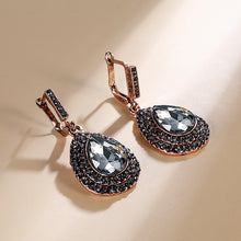 Load image into Gallery viewer, Earrings Women&#39;s European And American Stylish Water Drop Zircon