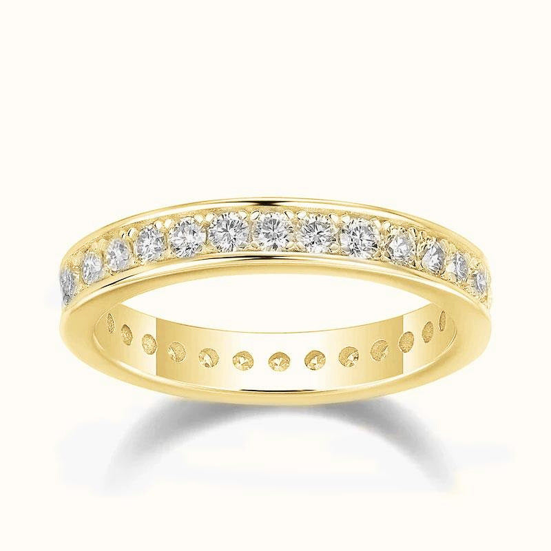 Women's Full Diamond Ring With Shiny Fashion