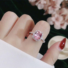 Load image into Gallery viewer, Rings For Women Bridal Wedding Anelli Trendy Jewelry Engagement Ring White Gold Color Anillos