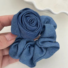 Load image into Gallery viewer, Denim Western Style Flower Hairband Headdress