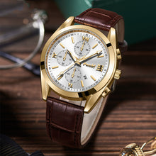 Load image into Gallery viewer, Quartz Watch High-end Business Waterproof Watch Genuine Leather Men&#39;s Waterproof Watch