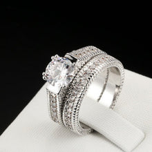 Load image into Gallery viewer, Hot European and American engagement rings diamond sets ring jewelry