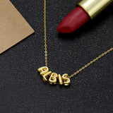 Fashionable And Personalized Letter Necklace With Versatile Design For Commuting Accessories