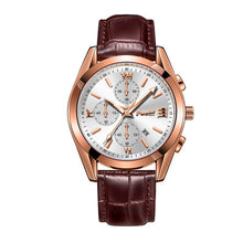 Load image into Gallery viewer, Quartz Watch High-end Business Waterproof Watch Genuine Leather Men&#39;s Waterproof Watch