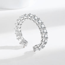 Load image into Gallery viewer, Sterling Silver Egg-shaped Stackable Ring Starry Ring For Women