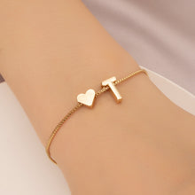 Load image into Gallery viewer, Bracelet Love Heart English Letter Personality Ornament Simple