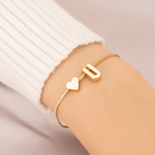 Load image into Gallery viewer, Bracelet Love Heart English Letter Personality Ornament Simple