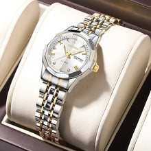 Load image into Gallery viewer, Diamond Double Calendar Waterproof Luminous Watch