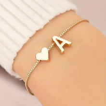 Load image into Gallery viewer, Bracelet Love Heart English Letter Personality Ornament Simple