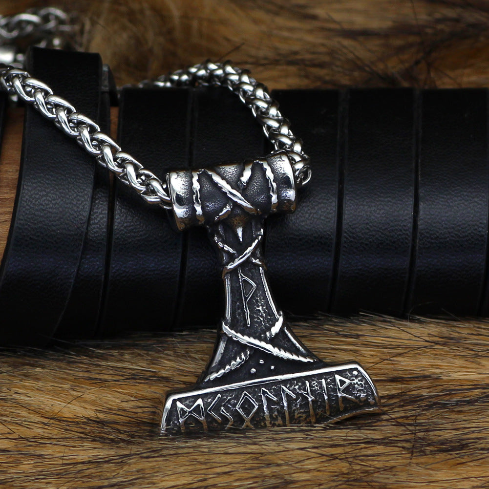 Fashion Hammer Pendant Necklace For Men