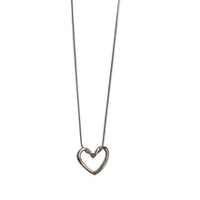 Load image into Gallery viewer, Hollowed Heart Shape Necklace Female Pendant Clavicle Chain