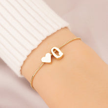 Load image into Gallery viewer, Bracelet Love Heart English Letter Personality Ornament Simple