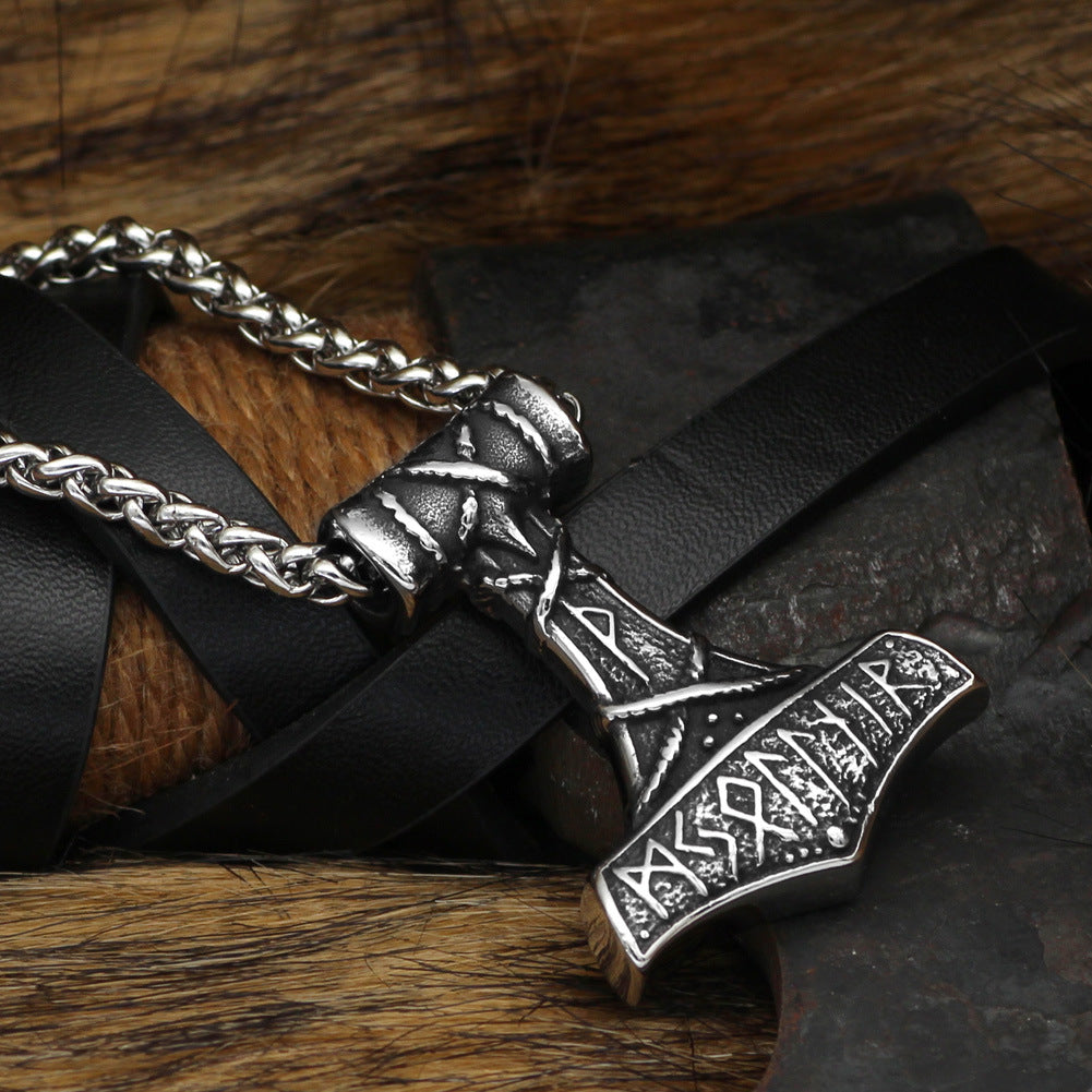 Fashion Hammer Pendant Necklace For Men