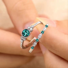 Load image into Gallery viewer, Fashion Double Circle Suit Female Ring