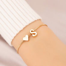 Load image into Gallery viewer, Bracelet Love Heart English Letter Personality Ornament Simple