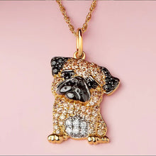 Load image into Gallery viewer, Pug Pet-shaped Pendant Necklace