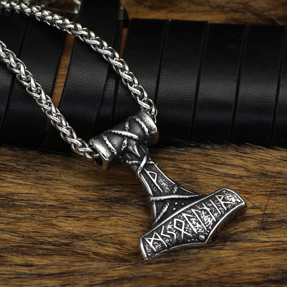 Fashion Hammer Pendant Necklace For Men