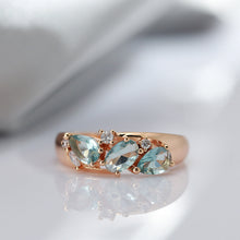 Load image into Gallery viewer, Fashionable Rose Gold Zircon Women&#39;s Ring