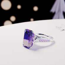 Load image into Gallery viewer, Fashion Popular Simplicity Inlaid Zirconium Ring Special-interest Design