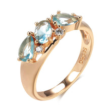 Load image into Gallery viewer, Fashionable Rose Gold Zircon Women&#39;s Ring