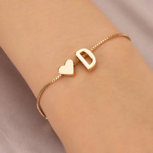 Load image into Gallery viewer, Bracelet Love Heart English Letter Personality Ornament Simple