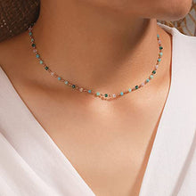 Load image into Gallery viewer, Simple Mori Creative All-match Stitching Contrast Color Necklace