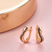 Load image into Gallery viewer, Popular Micro Inlaid Zircon Personality Fashion Geometric Earrings