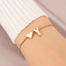 Load image into Gallery viewer, Bracelet Love Heart English Letter Personality Ornament Simple