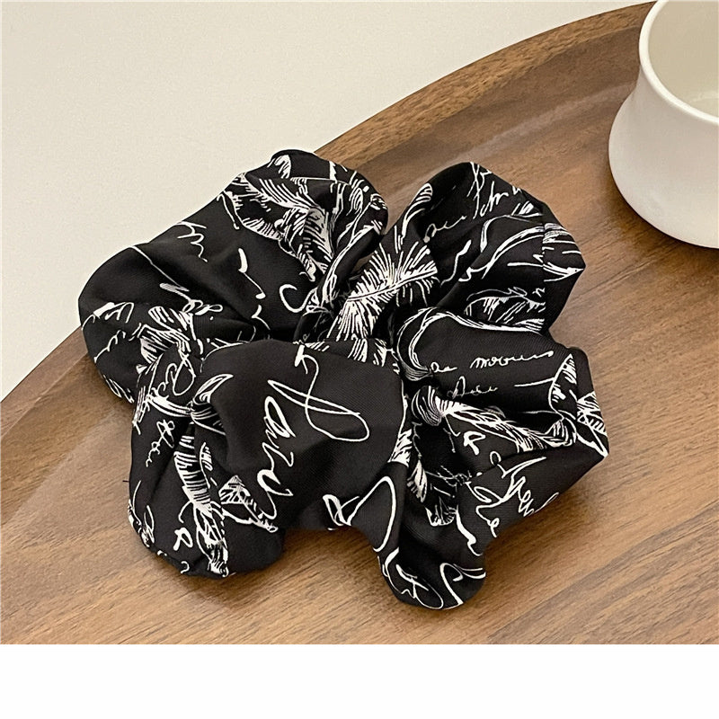 Germanic Dignified Flowers Large Intestine Ring Women's High-grade Headband