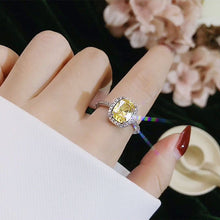 Load image into Gallery viewer, Rings For Women Bridal Wedding Anelli Trendy Jewelry Engagement Ring White Gold Color Anillos