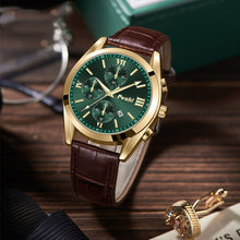 Load image into Gallery viewer, Quartz Watch High-end Business Waterproof Watch Genuine Leather Men&#39;s Waterproof Watch