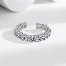 Load image into Gallery viewer, Sterling Silver Egg-shaped Stackable Ring Starry Ring For Women