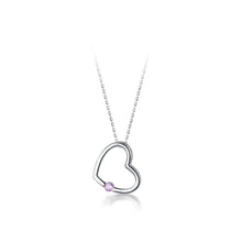 Load image into Gallery viewer, S925 Silver New Style Collarbone Necklace Small Heart-shaped