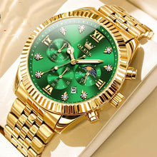 Load image into Gallery viewer, Men&#39;s Fashionable Golden Quartz Watch